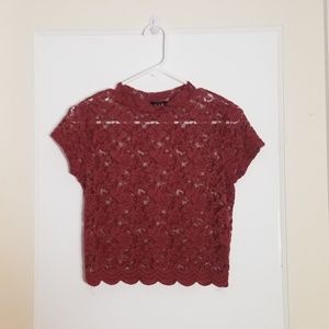 U2B Cute See Through Crop top